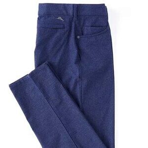 Tommy Bahama Island Zone Stretch Chip Shot Five Pocket Ocean Deep Pants 32 X 34